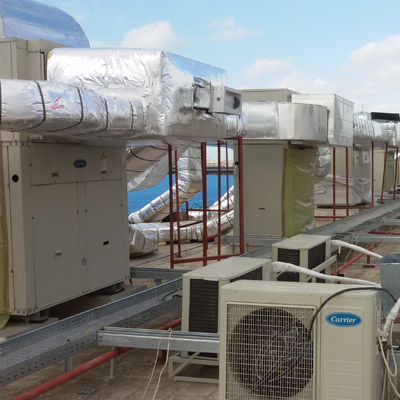 Implementation of central air conditioning systems in Egypt, Implementation of central air conditioning systems