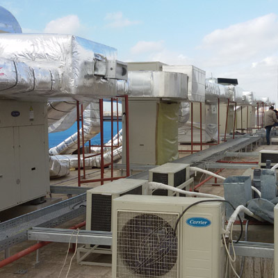 Design of central air conditioning systems companies, implementation of fire protection systems